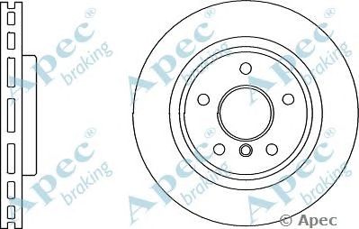 APEC BRAKING dsk3062 -  Тормозной диск